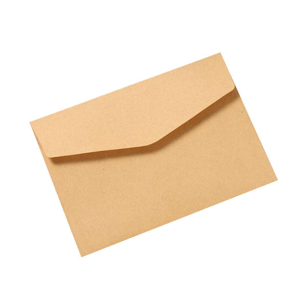 100PCS Recycled Khaki Kraft Envelopes for Wedding Cards FREE Postage- A Grade AU
