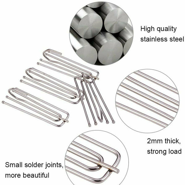 10-100X Multipurpose Window Curtain Clothes Metal Clips Rings Hook Hanging New A