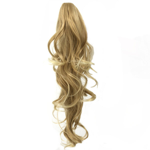 Tail Hair Pony Thick In Ponytail Hair Extensions Clip On Human Piece Claw As