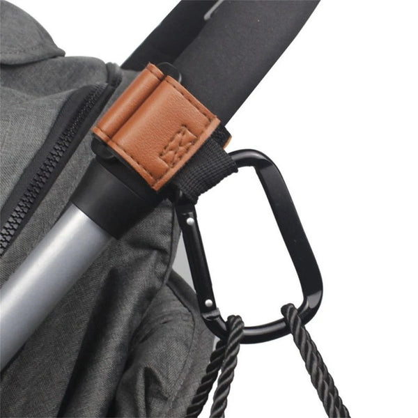 4PCS Stroller Hooks Metal Pram Bag Hangers Baby Pushchair Accessories