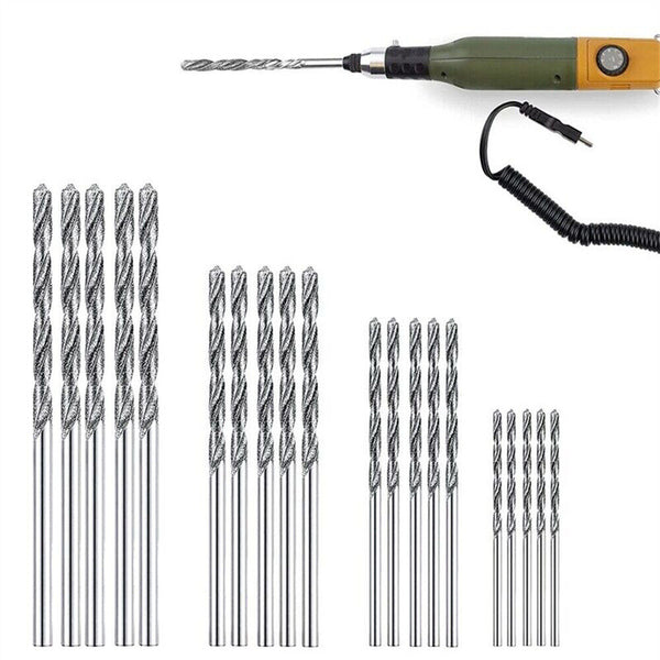 20pcs Diamond Drill Bit Set 4 Sizes 1mm 1.5mm 2mm 2.5mm Twist Tip Jewelry AU