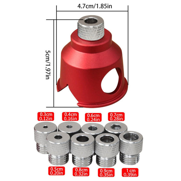 90 Degree Vertical Drill Guide 3-10mm Straight Hole Drilling Positioner DIY AUS2 Set 90 Degree Drill Guide for 3mm to 10mm Bits – Vertical Straight Hole Drilling Positioner for Woodworking DIY