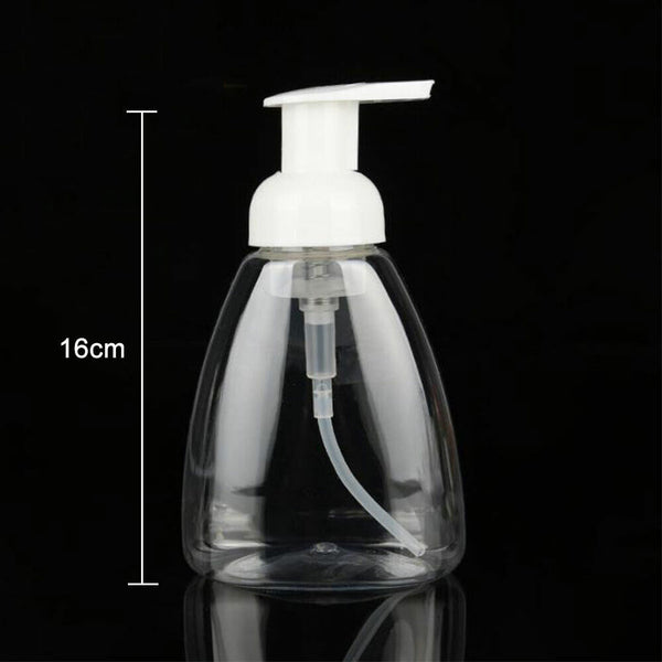 2Pcs 300ml Hand Empty Bottle Refillable plastic Soap Foam Dispenser Pump kitchen