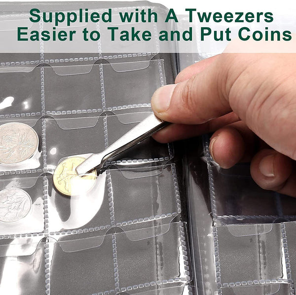 240 Pockets Coin Album Holder Storage Collection Collecting Stock Penny Book AU