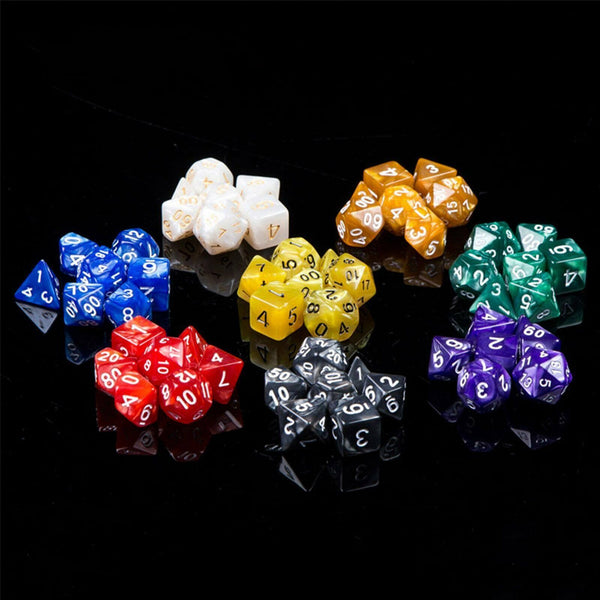 7/42x Polyhedral Dice Sets For DND RPG MTG Dungeons & Dragons Table Game Playing
