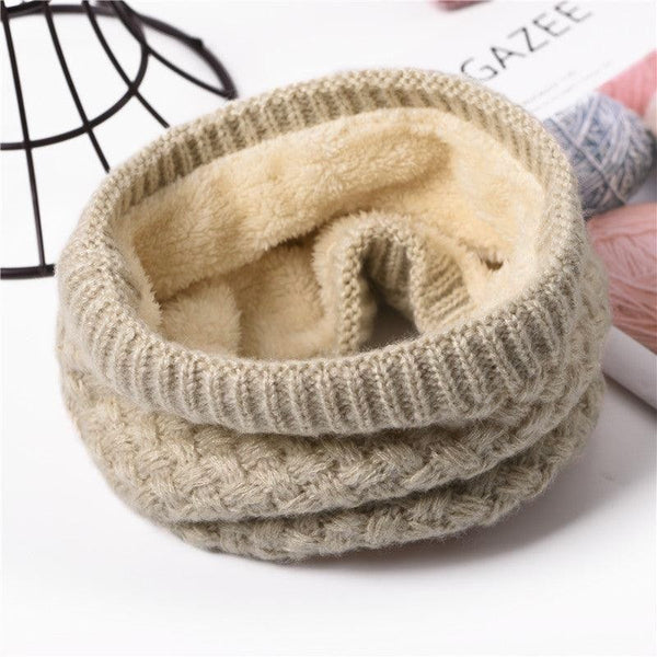 Winter Neck Warmer Tube Scarf Thermal Fleece Snood Unisex Knit Gaiter