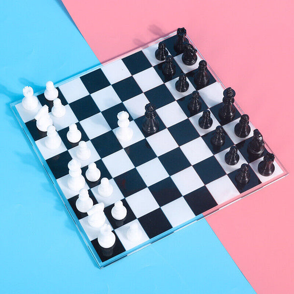 International Chess Set Silicone Resin Mold Jewelry Pendant Epoxy Casting Mould