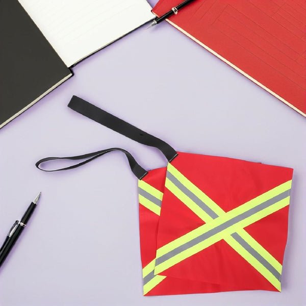 Kayak Safety Flag 2/4 Pack – Foldable Warning Flag for Kayaks, Canoes & Trailer Towing