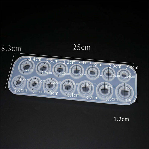 Resin Casting DIY Molds Silicone Mold Pendant perfume bottle Mould Craft