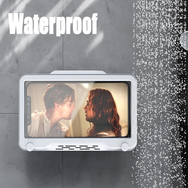 Universal Waterproof Phone Case Bathroom Shower Phone Holder Wall Mounted AU