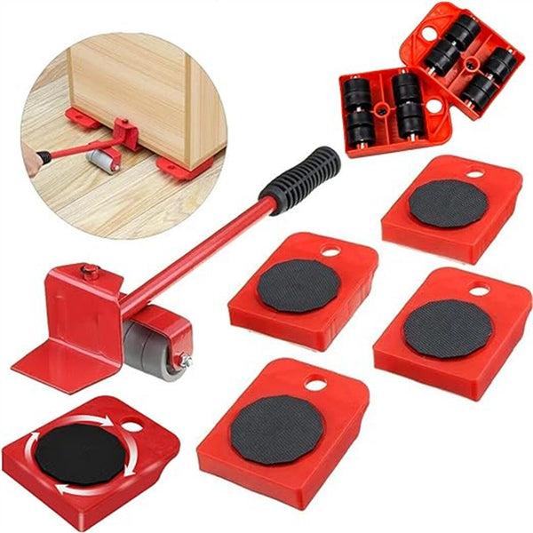 10PCS Heavy Furniture Moving Lifter Roller Move Tool Set Wheel Mover Sliders Kit