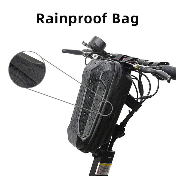 Scooter Front Bag Accessories Electric Scooter Bag Waterproof Storage Black