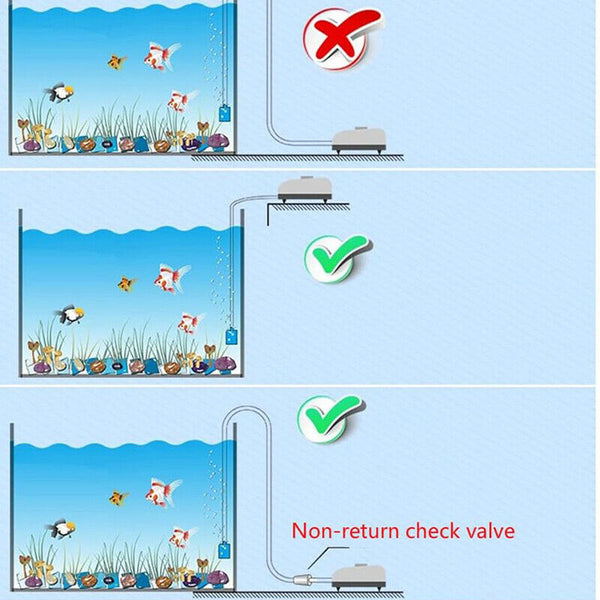 Quiet Fish Tank Oxygen Air Pump Aquarium Aerator Adjustable Airflow Fish Supply