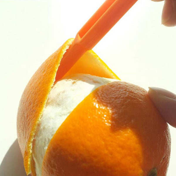 8Pcs Kitchen Tool Slicer Opener Fruit Peelers Cutter Orange Skin Remover Citrus