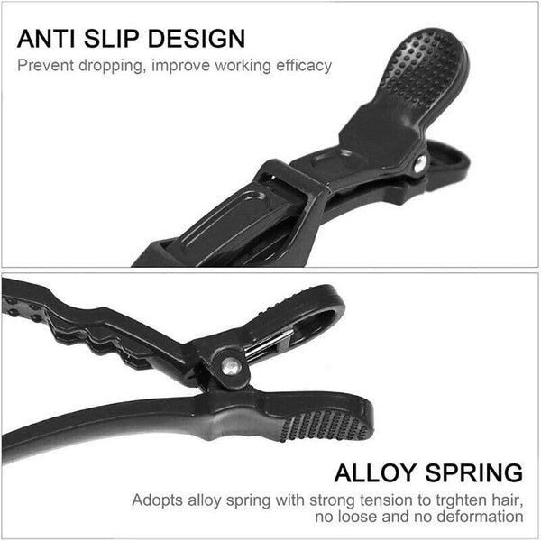 50x Crocodile Hair Clips Salon Hairdressing Tool Matte Section Claw Clamp AU