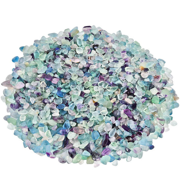 100G-1KG Fluorite Crystal Chip BULK Natural Gemstone Polished Mini Crystal Stone