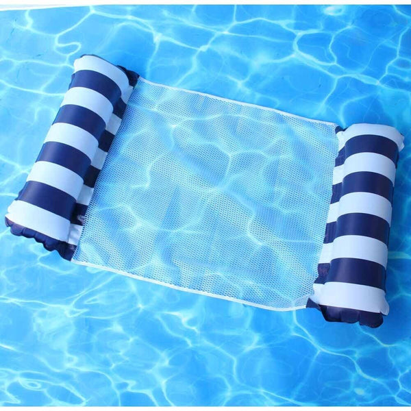 Portable Floating Water Hammock Toy Swimming Chair Inflatable Float Pool Bed