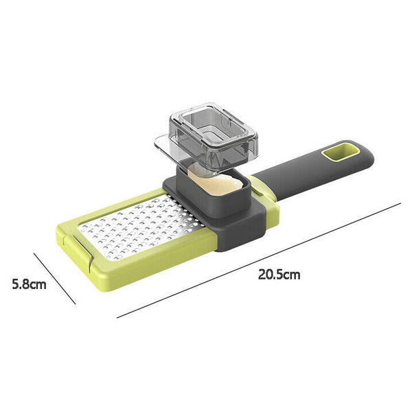 Kitchen Garlic Press Crusher Stainless Steel Manual Rocking Mincer