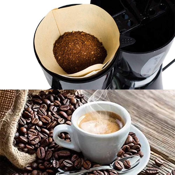 500 Pack 102 Coffee Filter Papers – Natural Disposable Drip Filter Paper for Pour Over Coffee