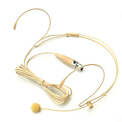 Dual Ear Hook Headset Compatible With Shure Wireless Microphone Head