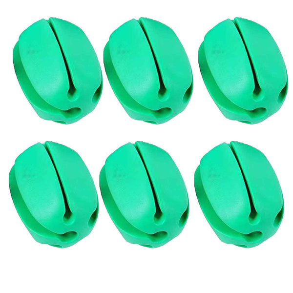 6pcs Silicone Fishing Rod Gripper Holder | Non-Slip 5-Hole Rod Organizer Rack