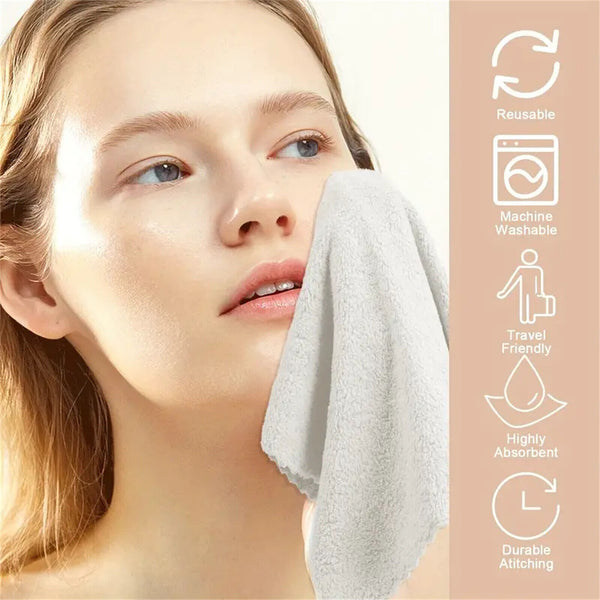 10PCS Face Washer Face Towel 300GSM Soft Household Bath Towel Hand Face Towels