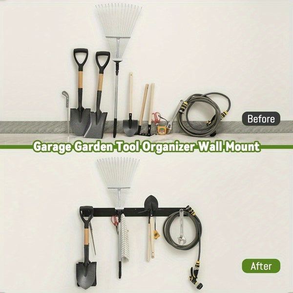 Heavy Duty Garage Tool Storage Organizers Wall Mounted Garden Hanger Rack