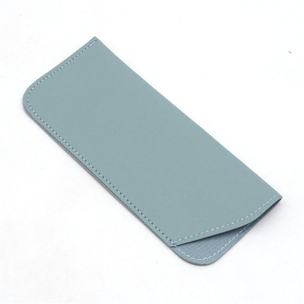 Leather Eyeglass Sunglasses Reading Glasses Case Soft Pouch Bag Pocket -3 Colour