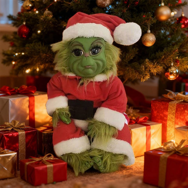 2026 Christmas Grinch Doll Baby Stuffed Plush Toy Xmas Kids Gift Home Decor AU