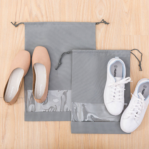 10pcs Portable Shoes Bag Non-woven Travel Storage Pouch Drawstring Dust Bags AU