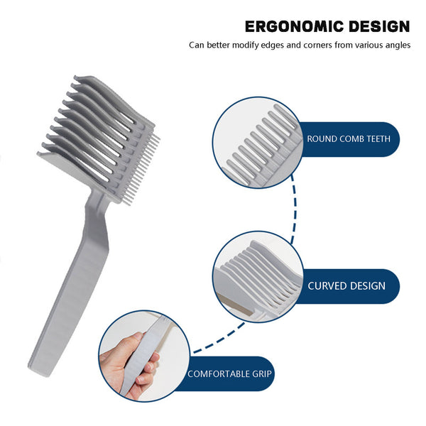 Blend-Frend Comb Fading Tapering Blend-Flat Top Gradient Caliper Comb