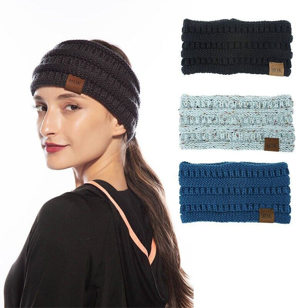 Knitted Knot Headband – Winter Ear Warmer Hair Band for Women
