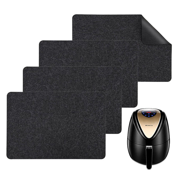 1/2PCS Non Slip Heat Resistant Mat For Air Fryer Kitchen Pads Heat Proof Mat AUS