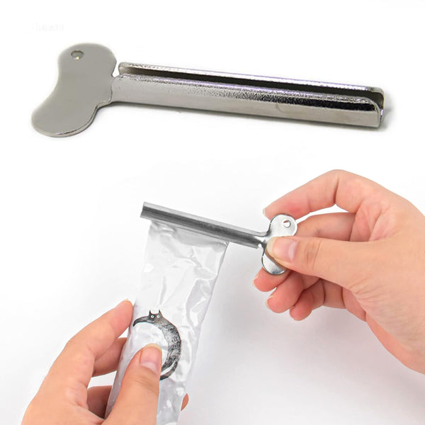 10PCS Stainless Steel Toothpaste Squeezer Tube Roller Dispenser Tool