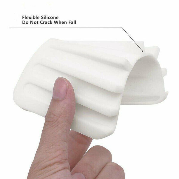 5pcs Silicone Soap Dish Storage Holder Soapbox Plate Tray Drain Box Tool Bathroom