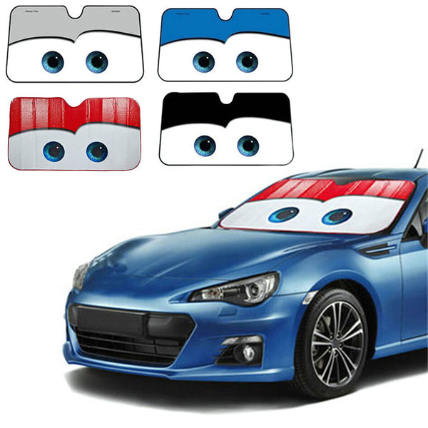 Windshield Sun Shade Car Front Window Shield Cover Visor Cartoon Eye SUV Auto
