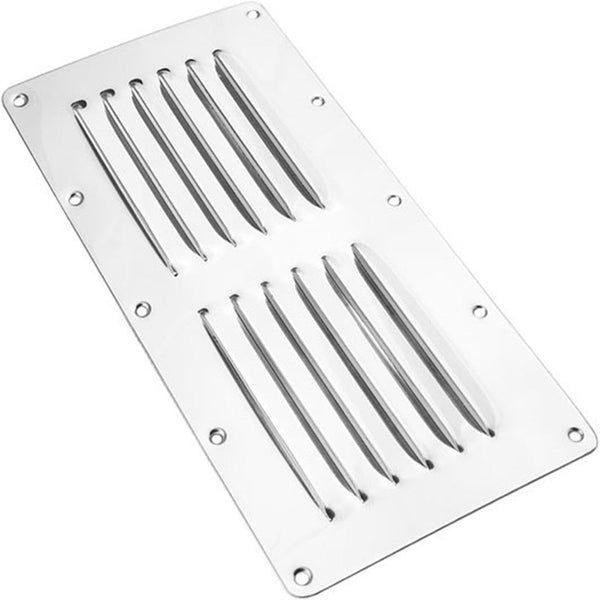 2PCS Stainless Steel Air Vent Grille Louvre Wall Vent Cover Marine Caravan