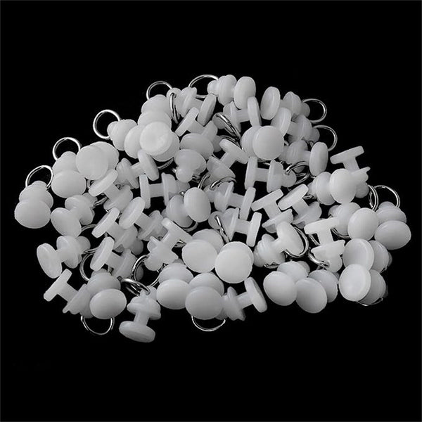 100PCS Curtain Track Glider Rail Curtain Hook Rollers Curtain Tracks Accessories