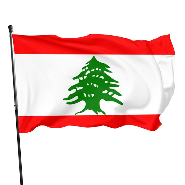 Lebanese Flag 4-Pack – Large 90x150cm Heavy Duty Outdoor Flag