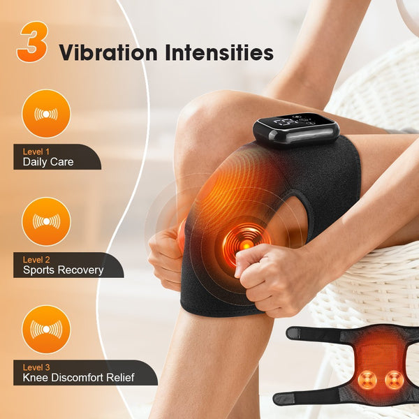 Heated Knee Wrap Electric Joint Massager Pain Relief