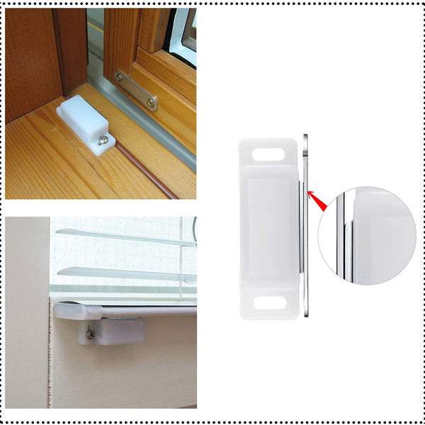 3-10 sets Magnetic Cabinet Cupboard Door Fastener Latch Catch Lock Magnet Plate