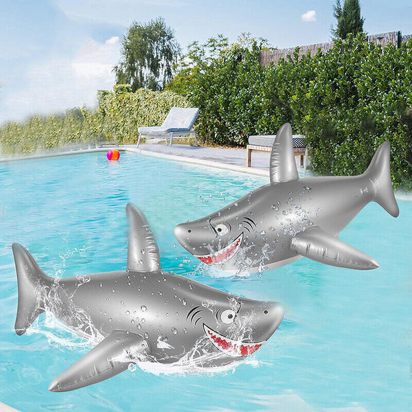 PVC Simulation Inflatable Shark Fun Water Toys For Kids Children Swimming Pool