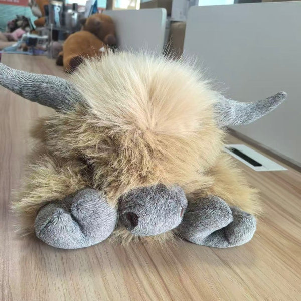 Highland Cow Plush Toy Soft Stuffed Animal Weighted Plush 25CM 45CM 55CM