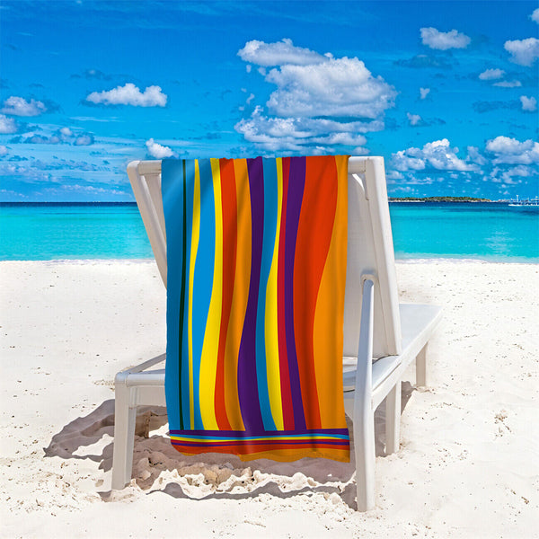 100x180cm Microfiber Bath Beach Towel Gym Sport Footy Travel Yoga Swimming