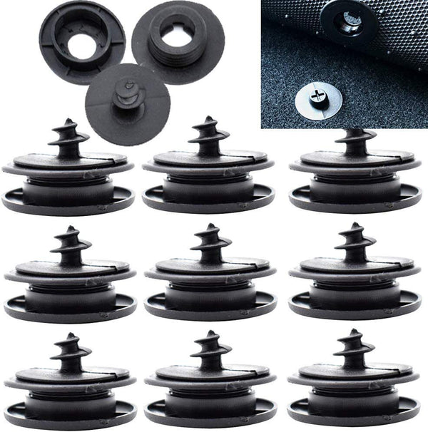 10 SETS Fixing Floor Mat Clips Car Carpet Retainer Holders Replacement Durable