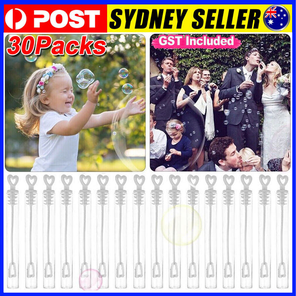 30pack Giant Bubble Maker Kid Toys Stick Wand Beach Outdoor Gift Fun Garden AU