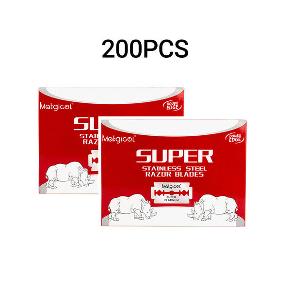 Double Edge Razor Blades – Platinum Ultra-Sharp Safety Razor Blades