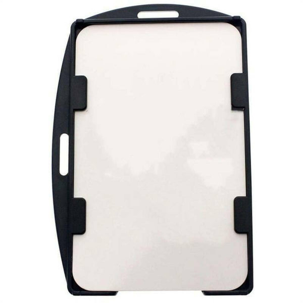 10x Double Sided Rigid Plastic ID Holder Card Badge Sleeve Protector Case Cover