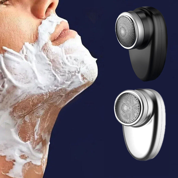 Mini Shave Electric Shaver Portable LCD Rechargeable Pocket Razor For Men