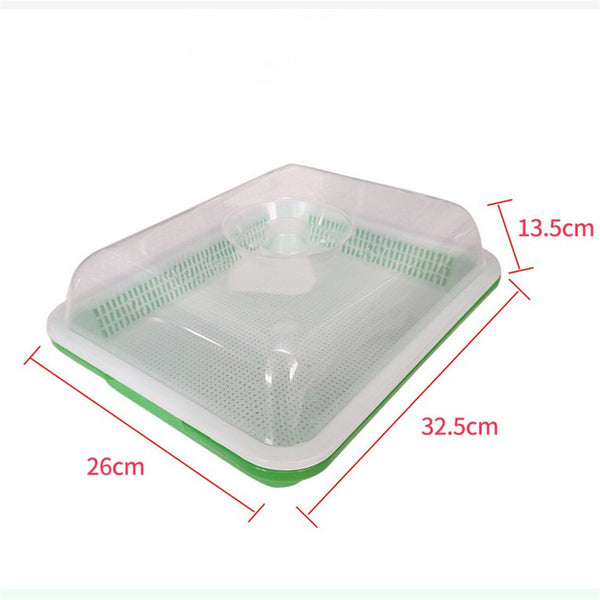 1PC Seed Sprouter Tray with Lid BPA Free Bean Sprout Grower Sprouting Seeds Tray